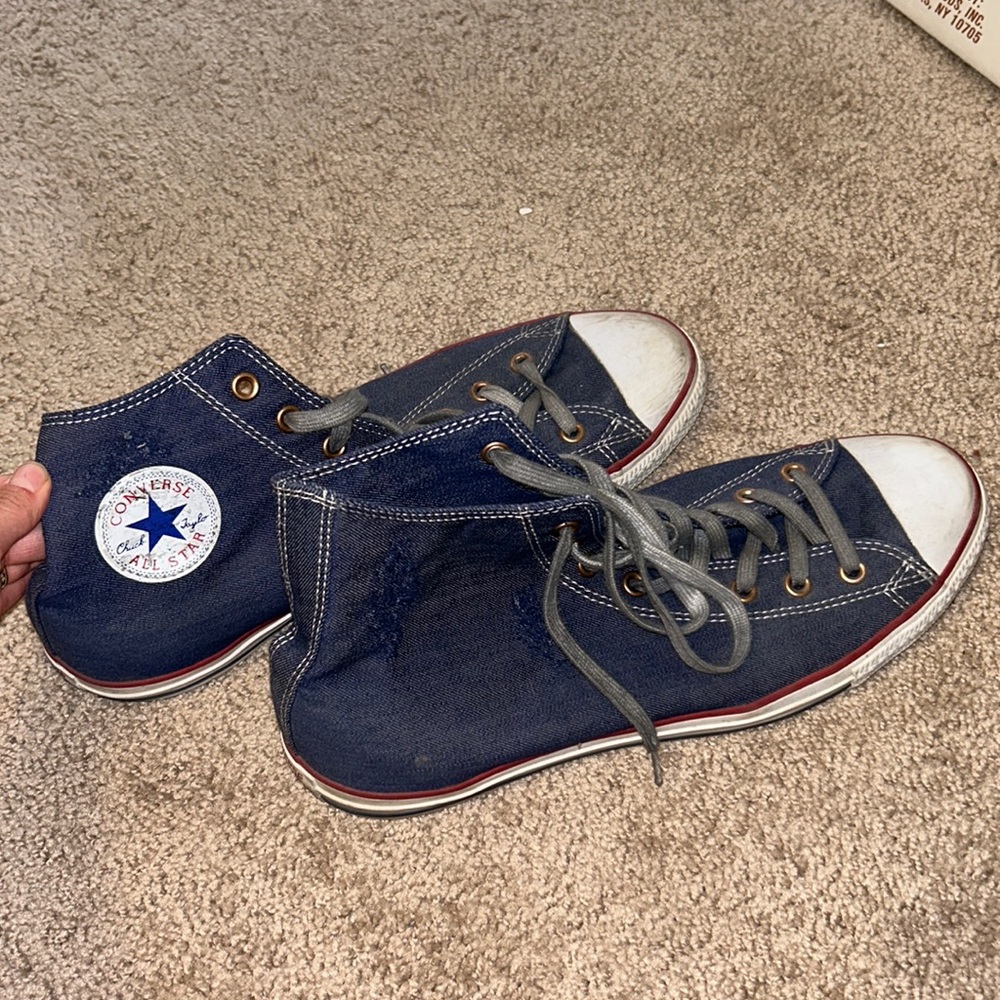 Nike denim sneakers high tops